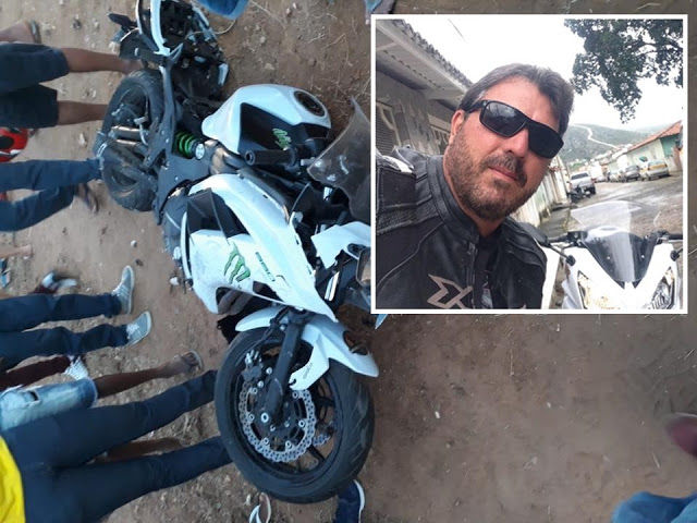 Empresário morre em acidente de moto na região de Irecê