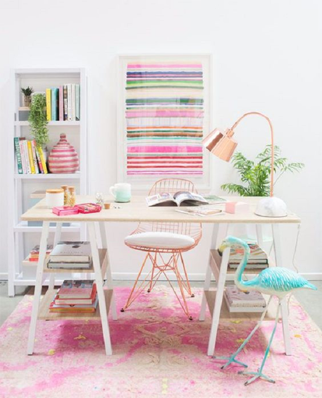 Mood A Lifestyle Blog Dream Home Ideas Pink Office Dream Home Ideas Pink Office