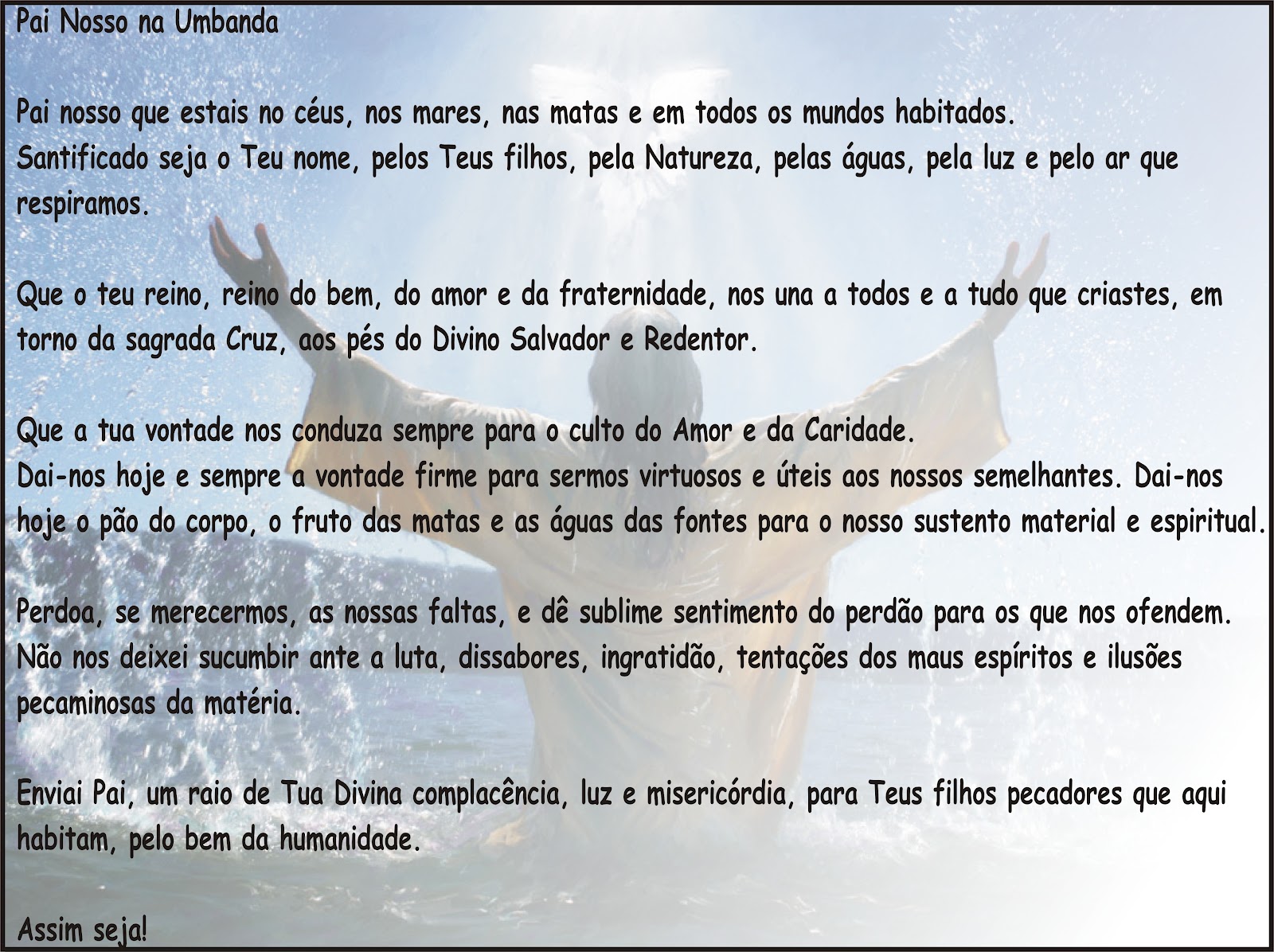 Umbanda sim senhor: Pai Nosso