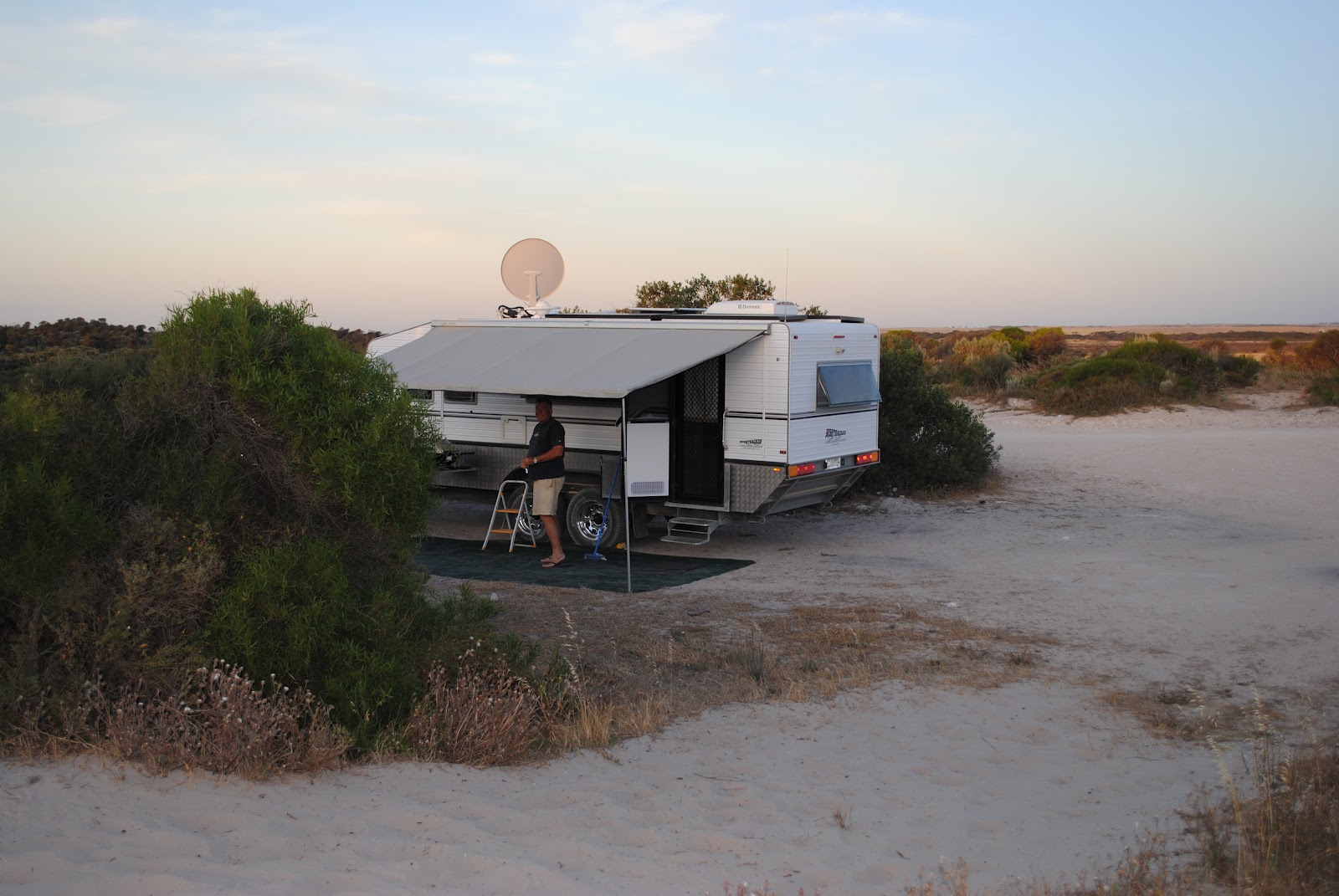 deb and trev's travels Blog update. "Butlers and Burners Beach"