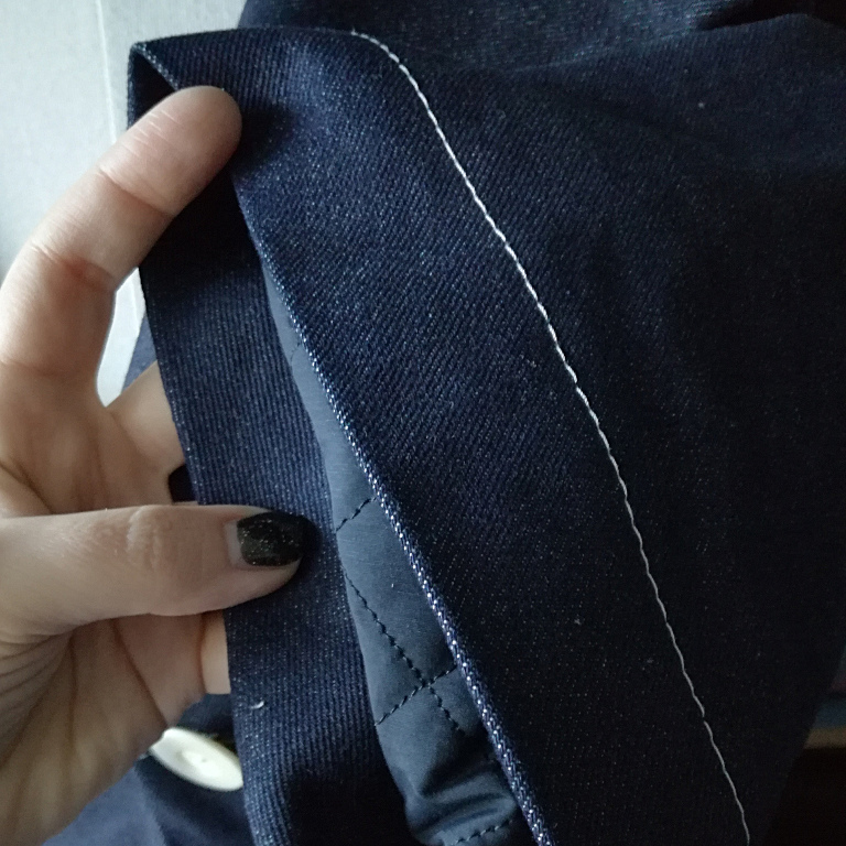 Couture et Tricot: Dark Denim with contrasting topstitching: new Unique ...