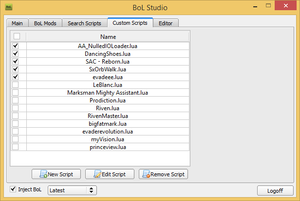 Tổng hợp các Script tool Bol Studio hỗ trợ chơi Liên Minh Huyền Thoại