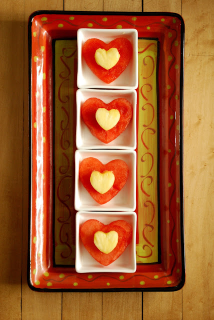 Healthy Valentines snack for kids or classroom party