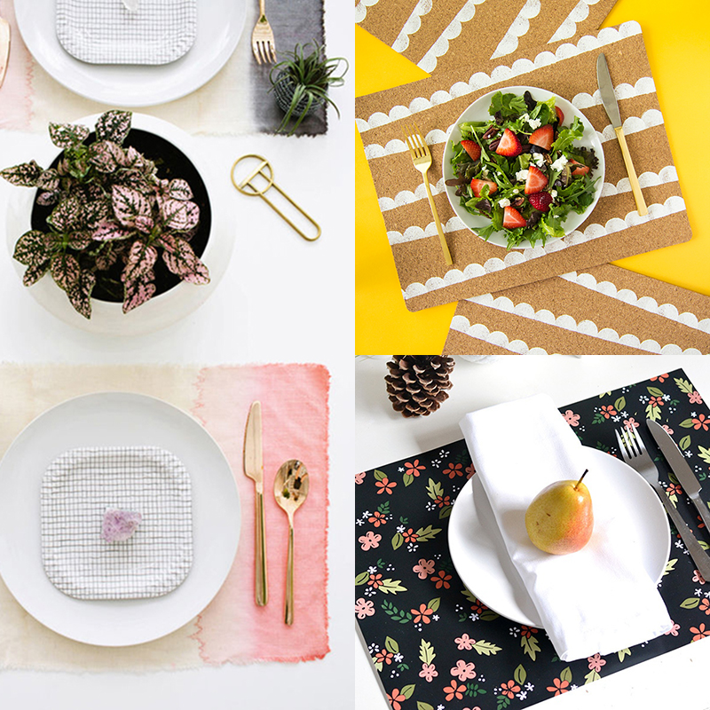 Awesome homemade placemats to dress up your table Ohoh Blog