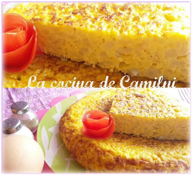 Tortilla de coliflores(La cocina de Camilni)