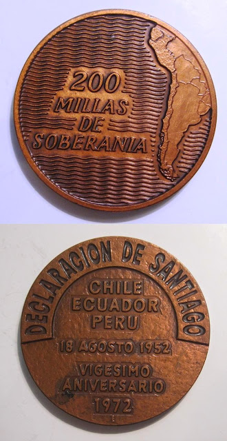 Medalla Conmemoración 20 años Declaración de Santiago