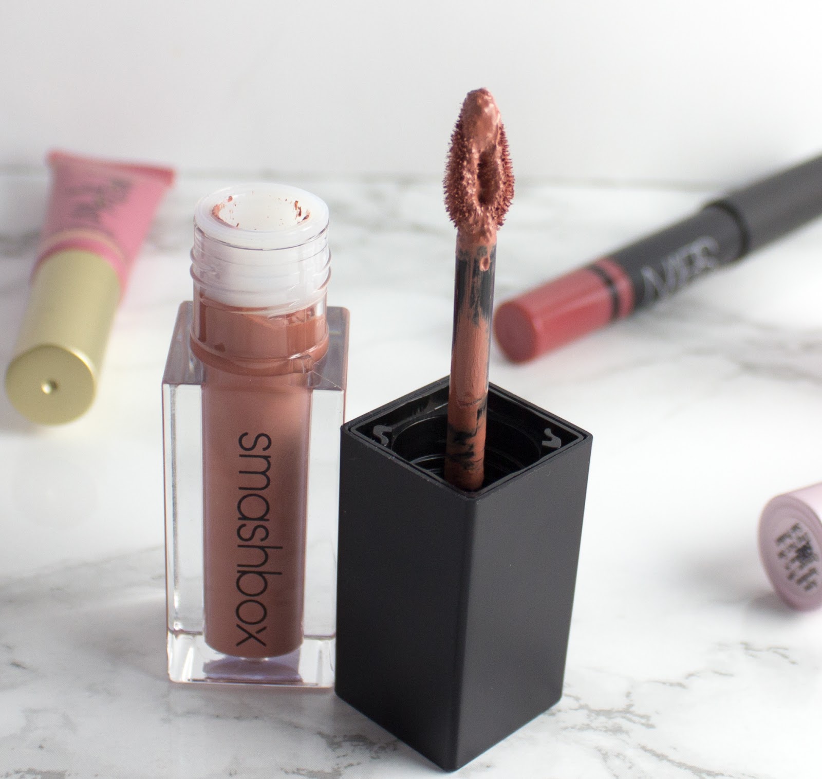 Smashbox Always On Liquid Lipstick in Stepping Out Swatch and Review