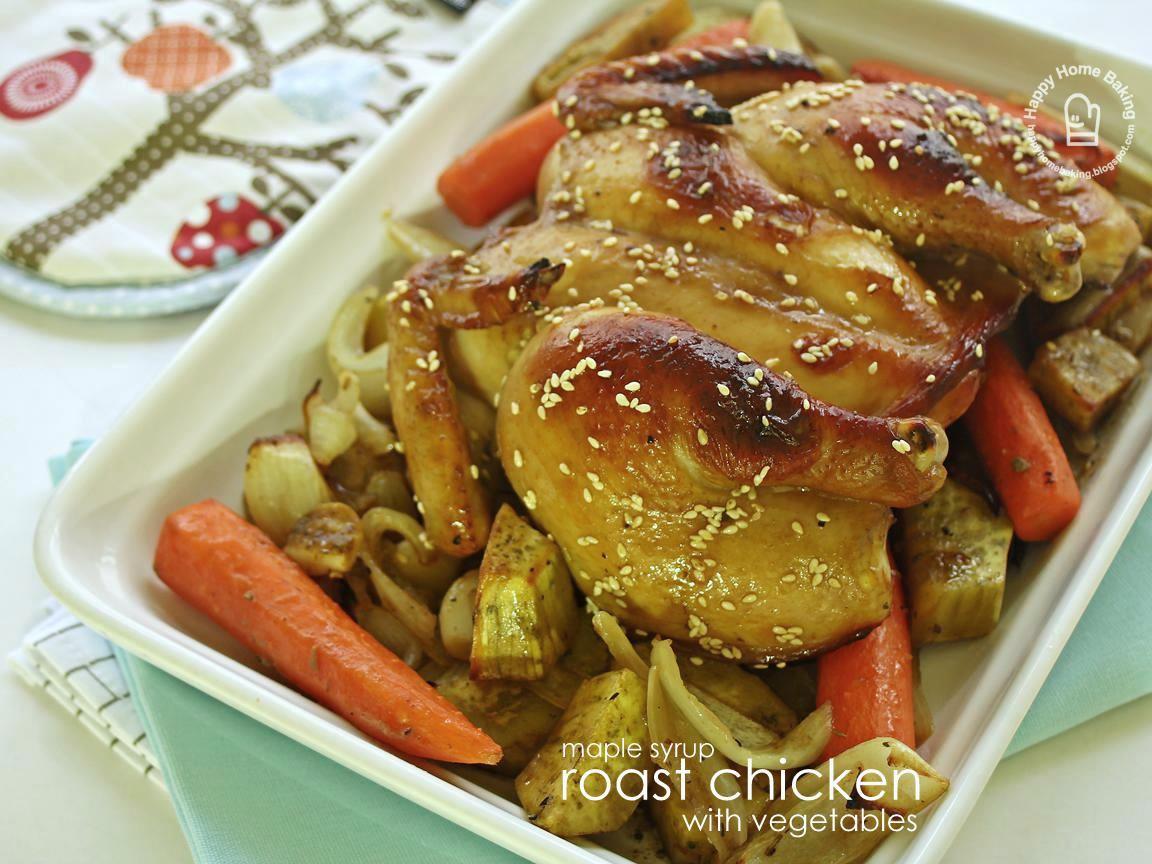 Happy Home Baking butterflied roast chicken