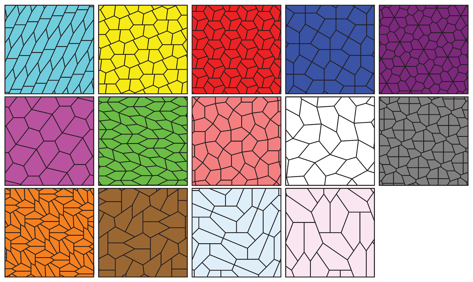 Тайл это. Замощение плоскости пятиугольниками. Замощение пятиугольниками 15 видов. 15 Пятиугольников замощения. Замощение плоскости четырехугольниками.