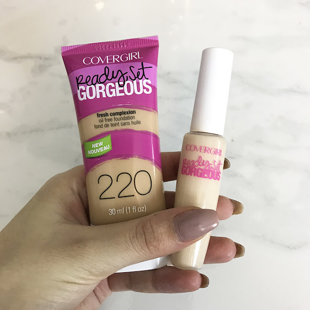 Covergirl Ready Set Gorgeous foundation and concealer packaging