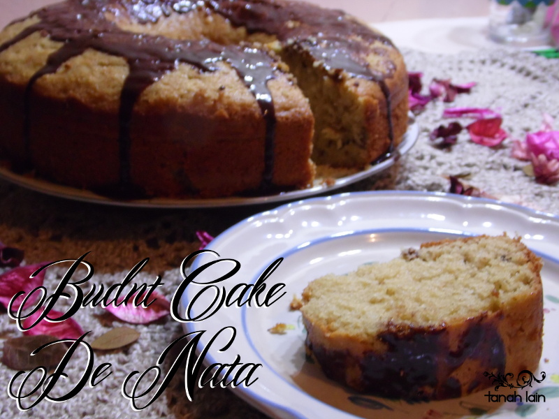 Budnt Cake de Nata (crema de leche) con pasas y nueces