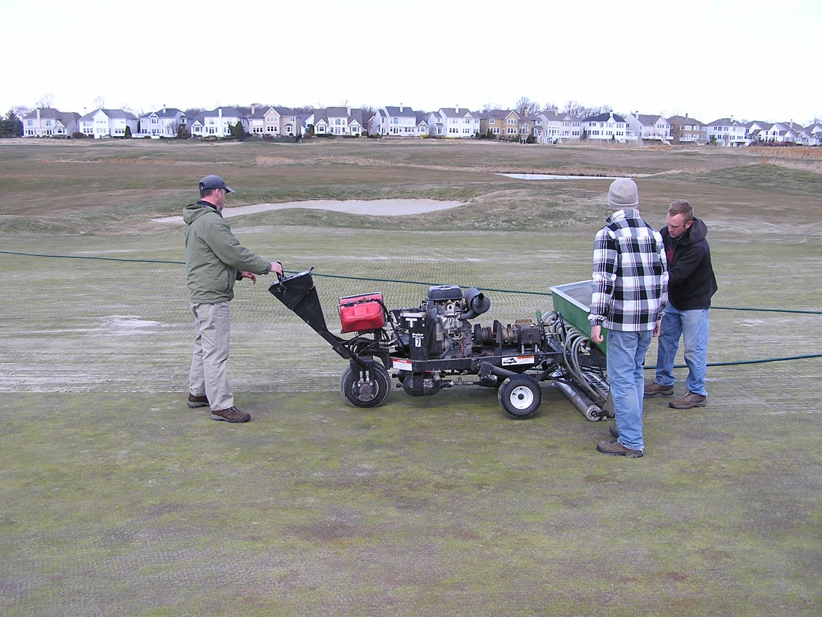 Laurel Creek Country Club Dryject Aerification Demo