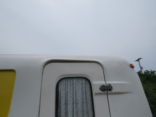 sagging fiberglass trailer door