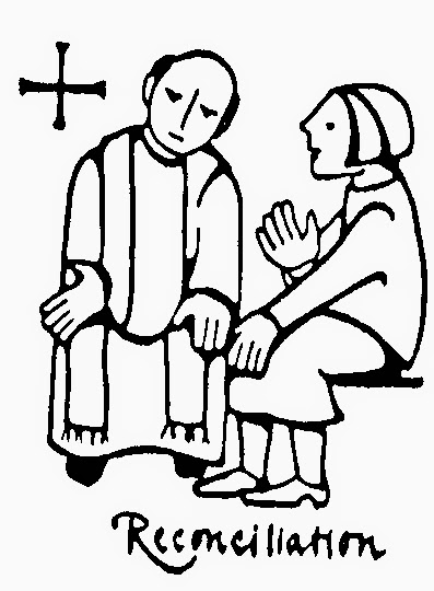 sacrament of confession coloring pages - photo #13