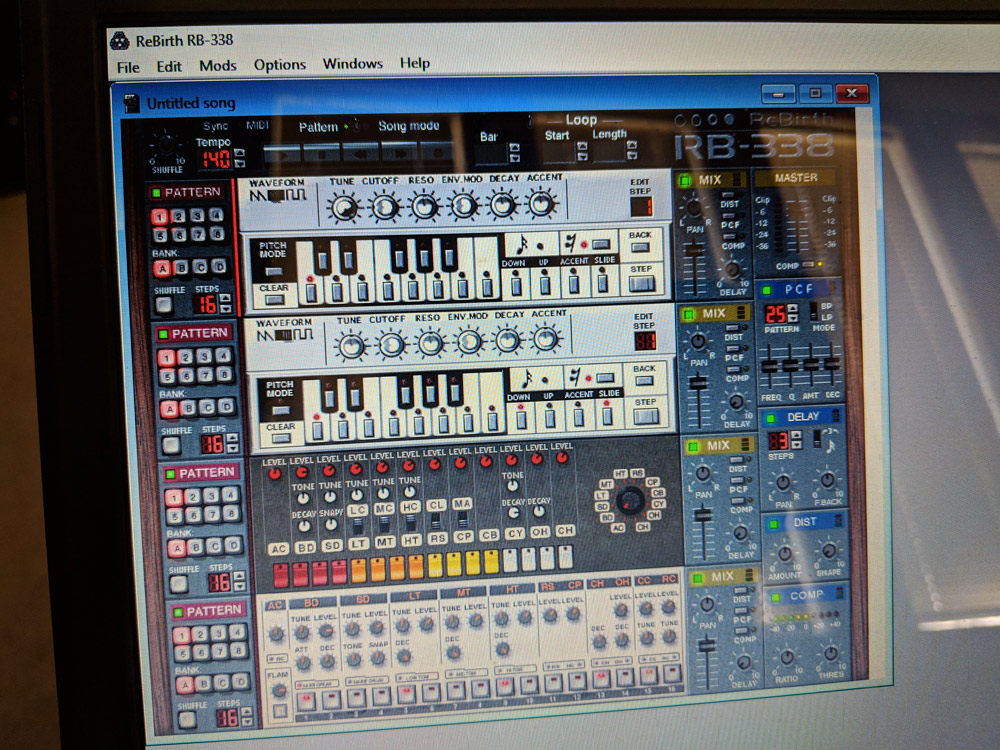 Retro Synth Ads Propellerhead ReBirth (RB338) Techno Micro Composer Version 2.0 "Believe the