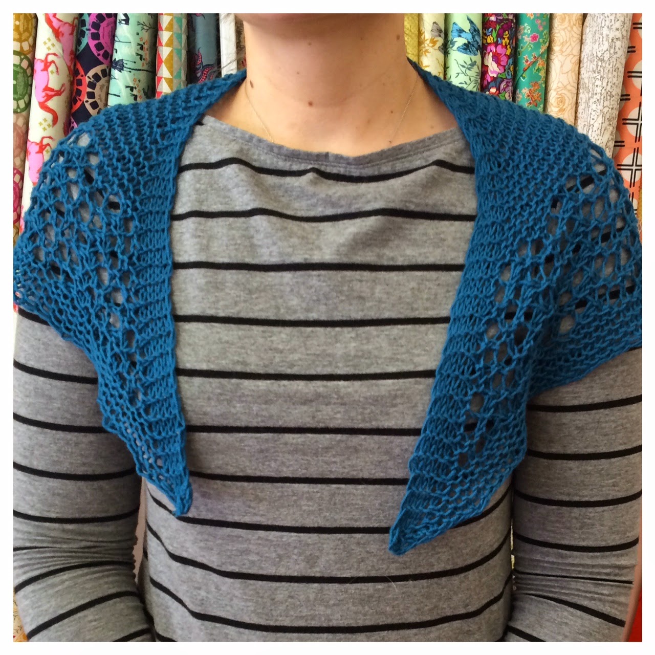 Home Ec Knitting Mini Faroese Shawl