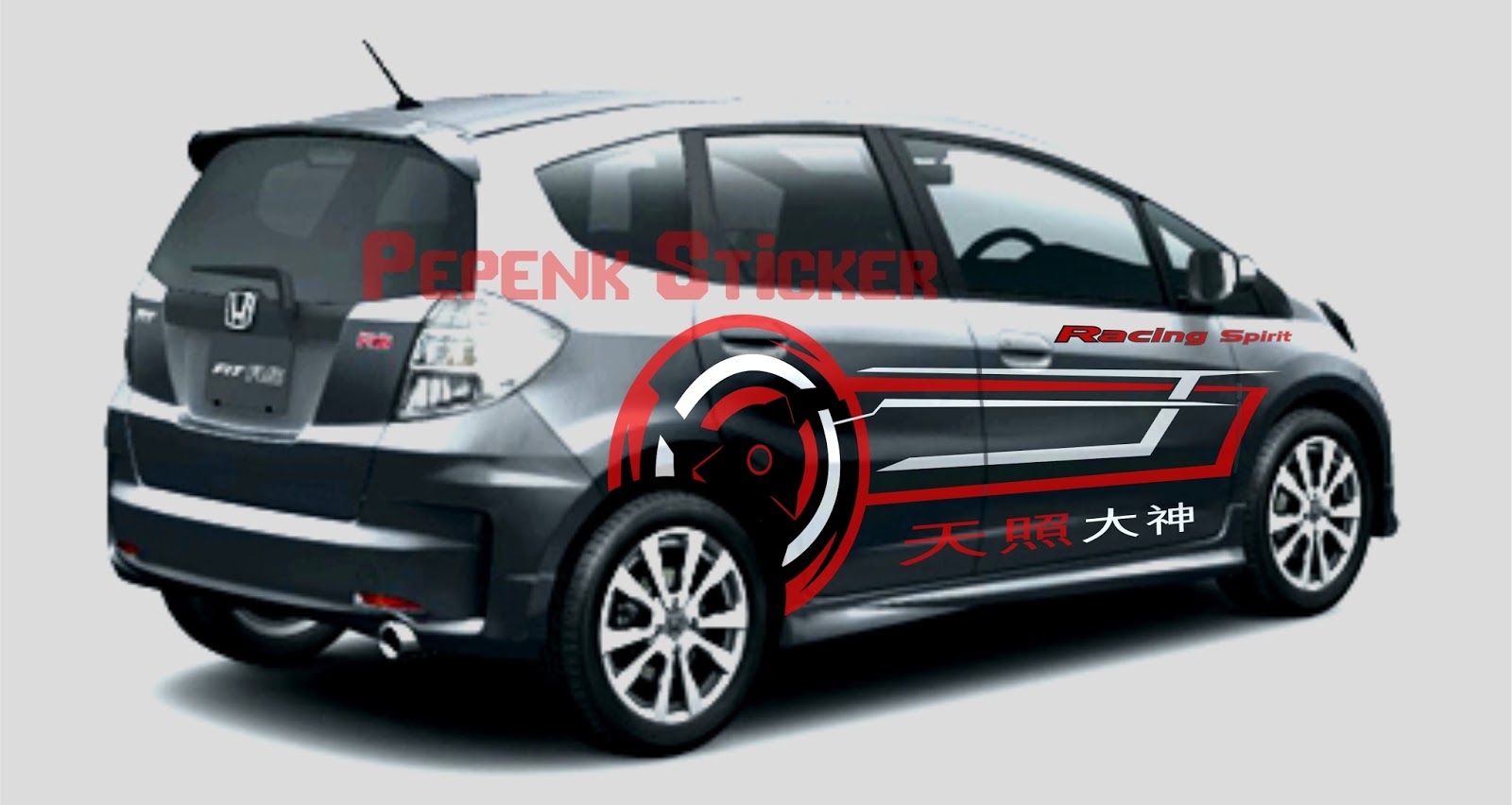 Top Modifikasi Cutting Sticker Mobil Honda Jazz Terbaru Modifotto