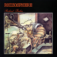 Portada de Christine Gaussot para Rhizosphère, el primer álbum publicado por Richard Pinhas en solitario