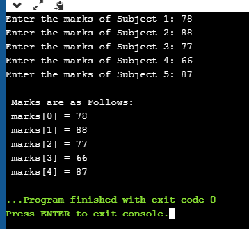 Arrays and Pointers in C++