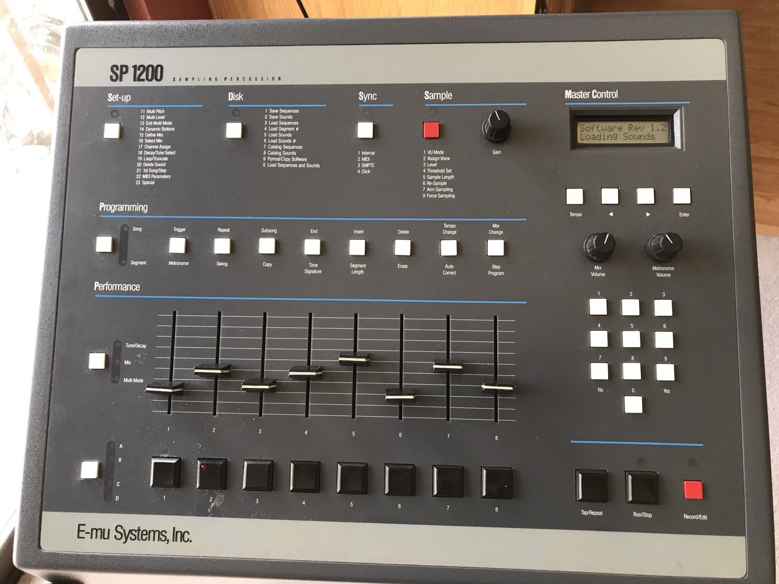 MATRIXSYNTH Emu SP1200 Sampling Drum Machine / Custom Sound Library Disks