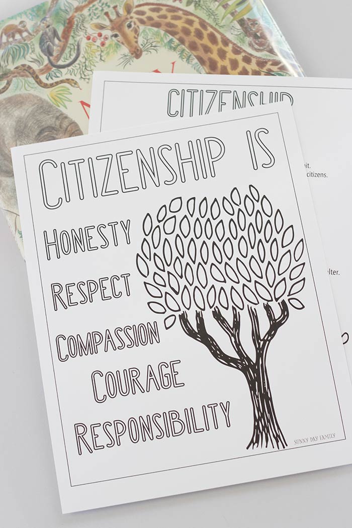 free-printable-citizenship-activities-for-kids-families-sunny-day