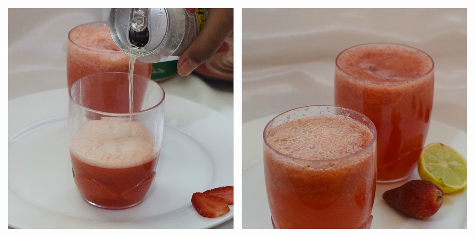 Poornima's Cook Book Strawberry Cooler / Strawberry Juice Summer Special