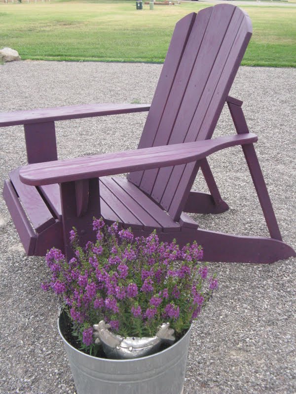 Awesome Purple Adirondack Chairs