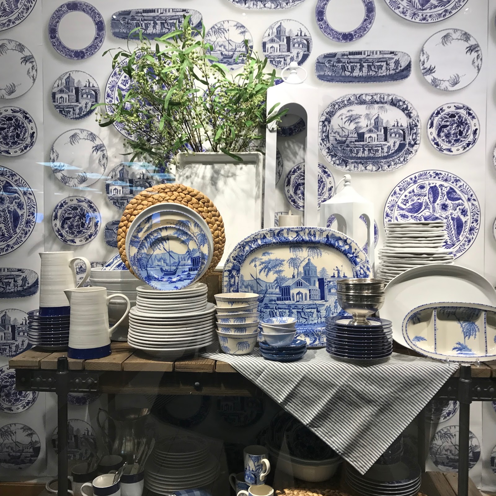 My Sweet Savannah blue & white at Pottery Barn