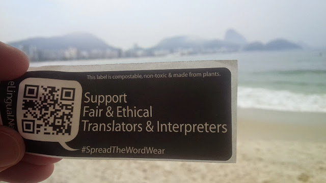 Copacabana Beach in Rio, Brazil, supports fair and ethical translators and interpreters