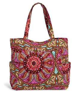 Hot Vera Bradley Factory Style Pleated Tote Only 19 25 Shipped