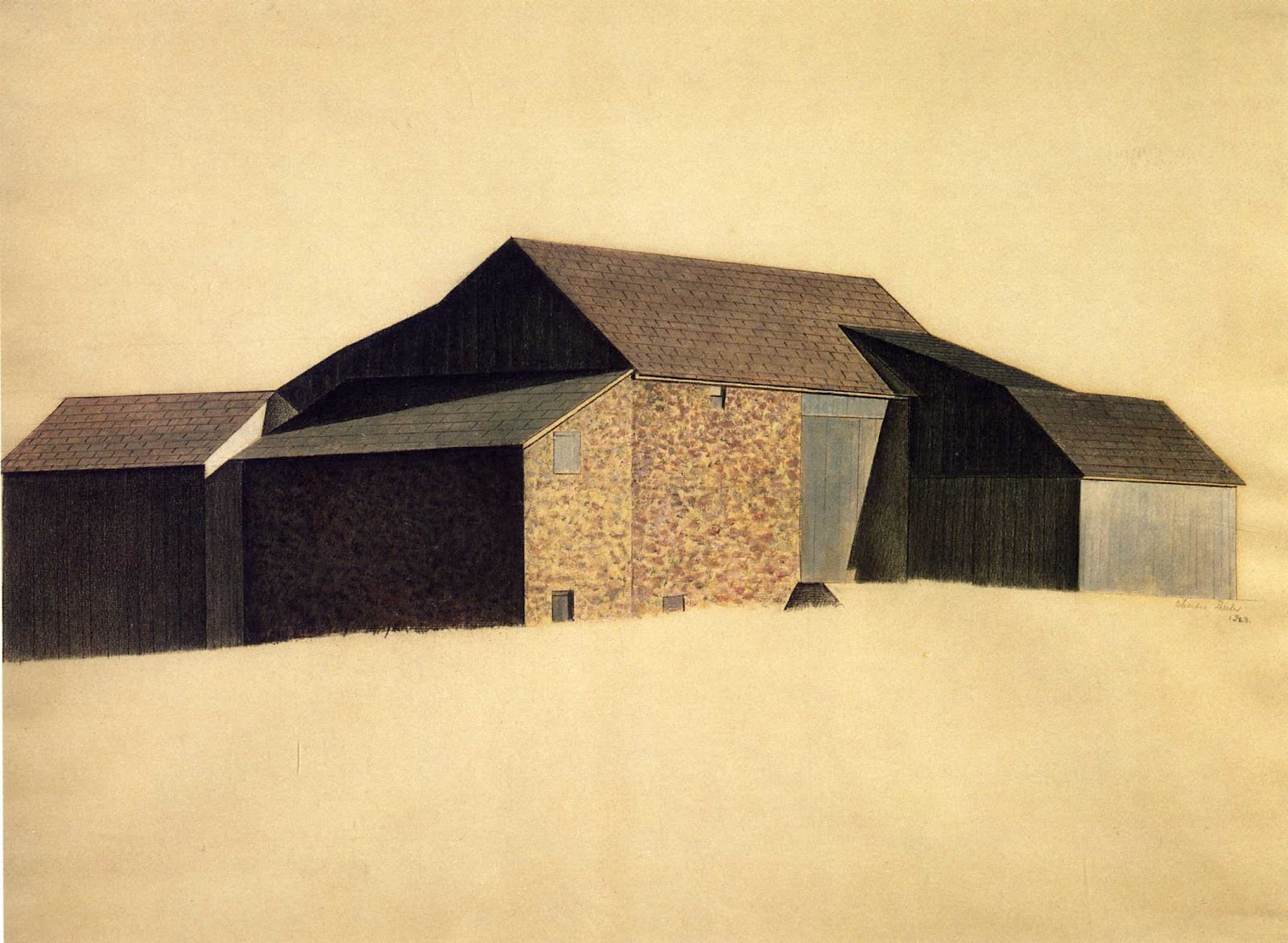Charles Sheeler Classic Landscape How To Grade Landscape