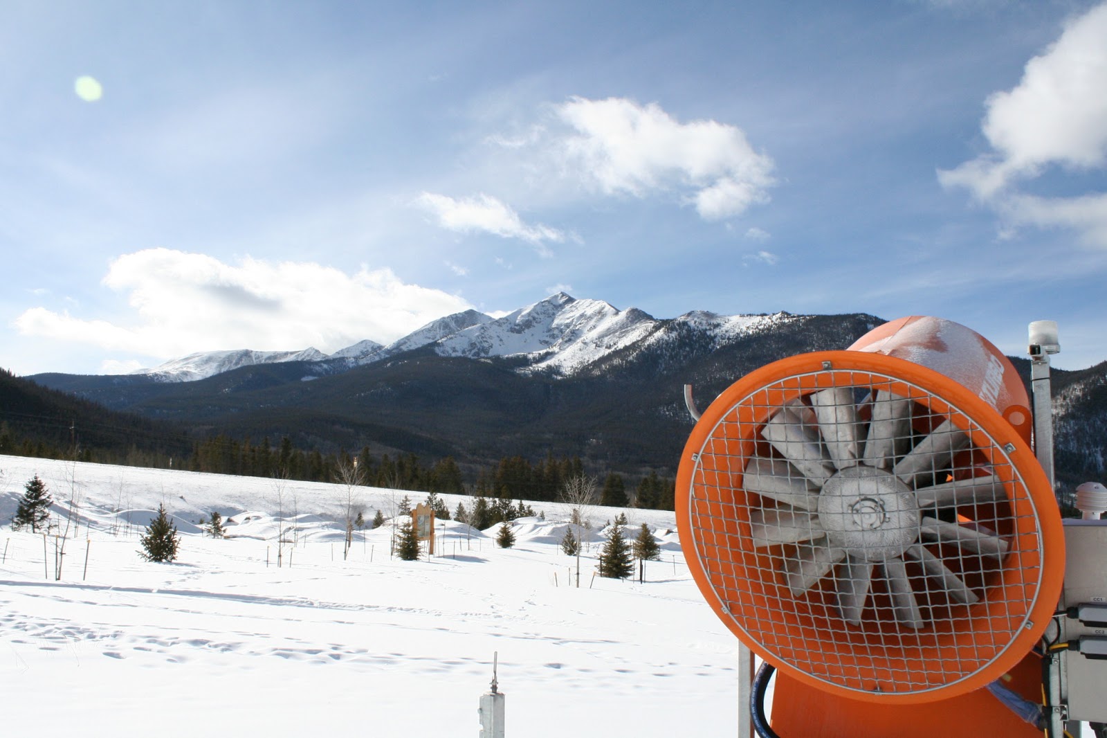 The Hiker Snowshoeing Frisco
