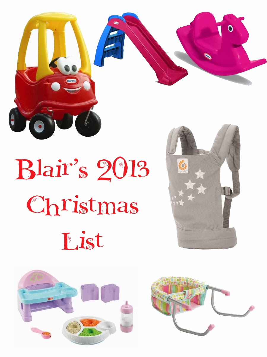 Nat your average girl... 1824 Month Old Christmas List