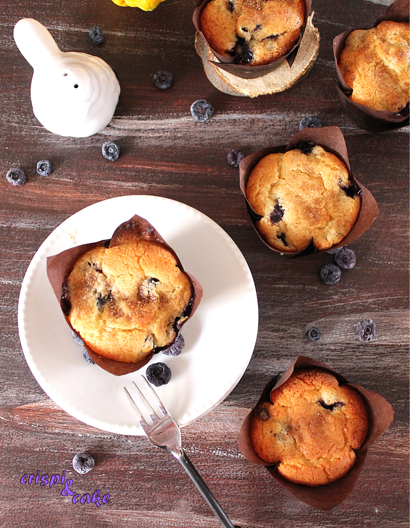 Crispi & Cake Muffins de blueberries y limón