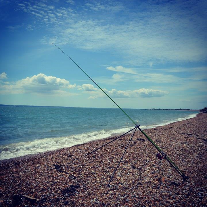 Fish Hooked Beach Fishing, Hayling Island