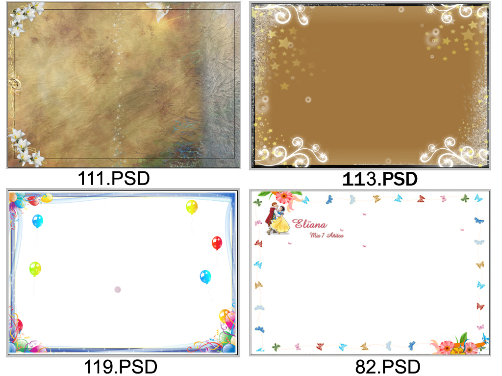 descarga archivos de marcos psd gratis free parte 2