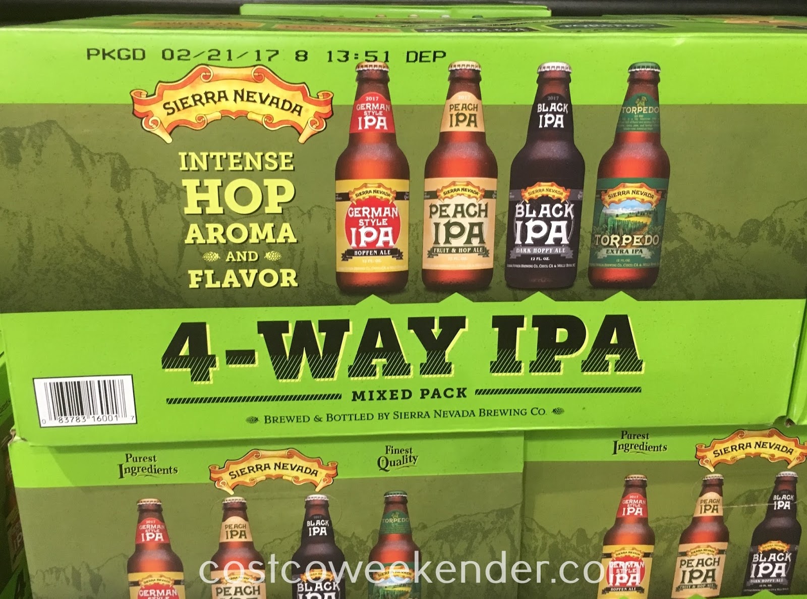 Sierra Nevada 4way IPA Mixed Pack Costco Weekender