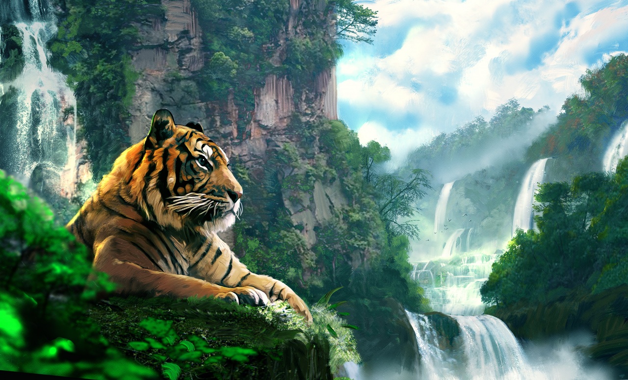 Waterfalls Wallpaper With Animals Hd Collection Zone