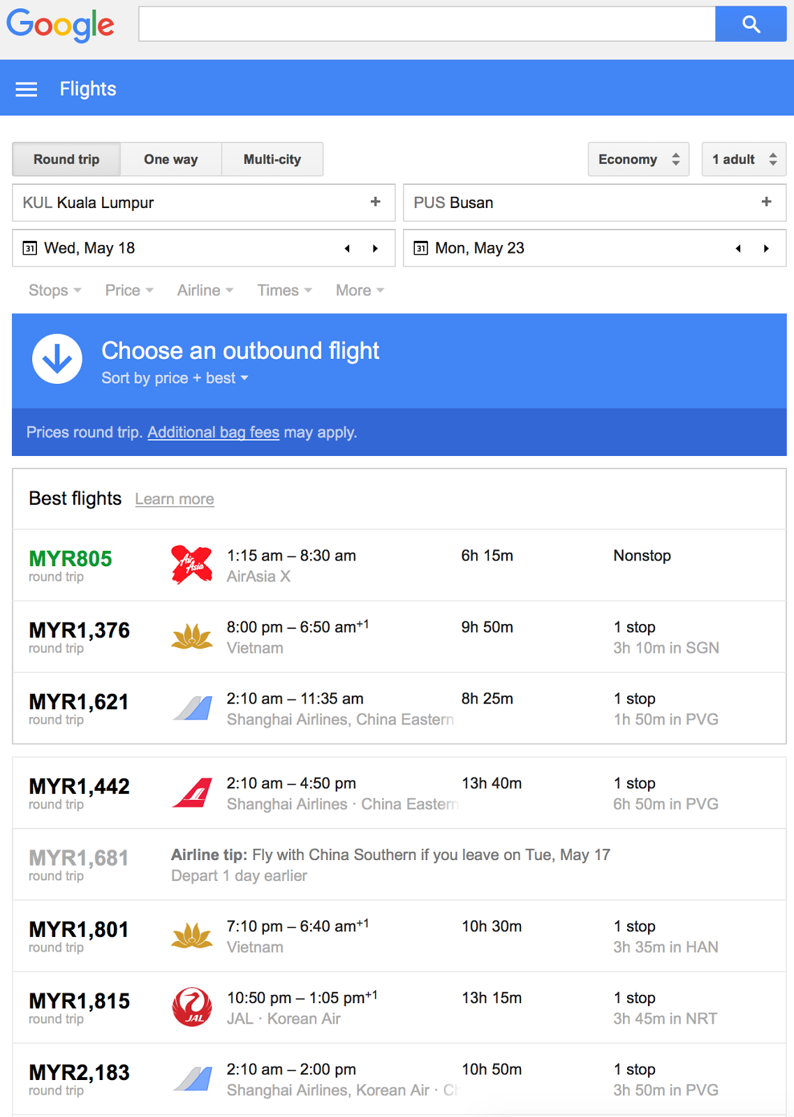 How to Find the Cheapest Flight Tickets Across All Airlines Using Google Flights