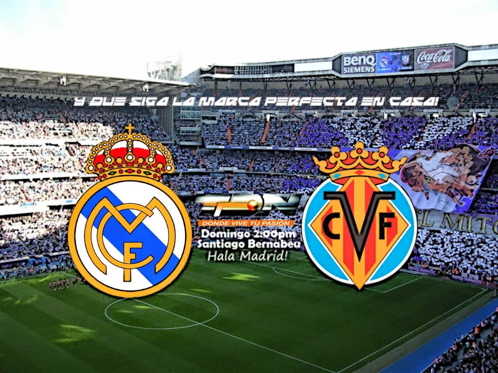 مشاهدة مباراة ريال مدريد وفياريال Real Madrid vs Villarreal الدوري