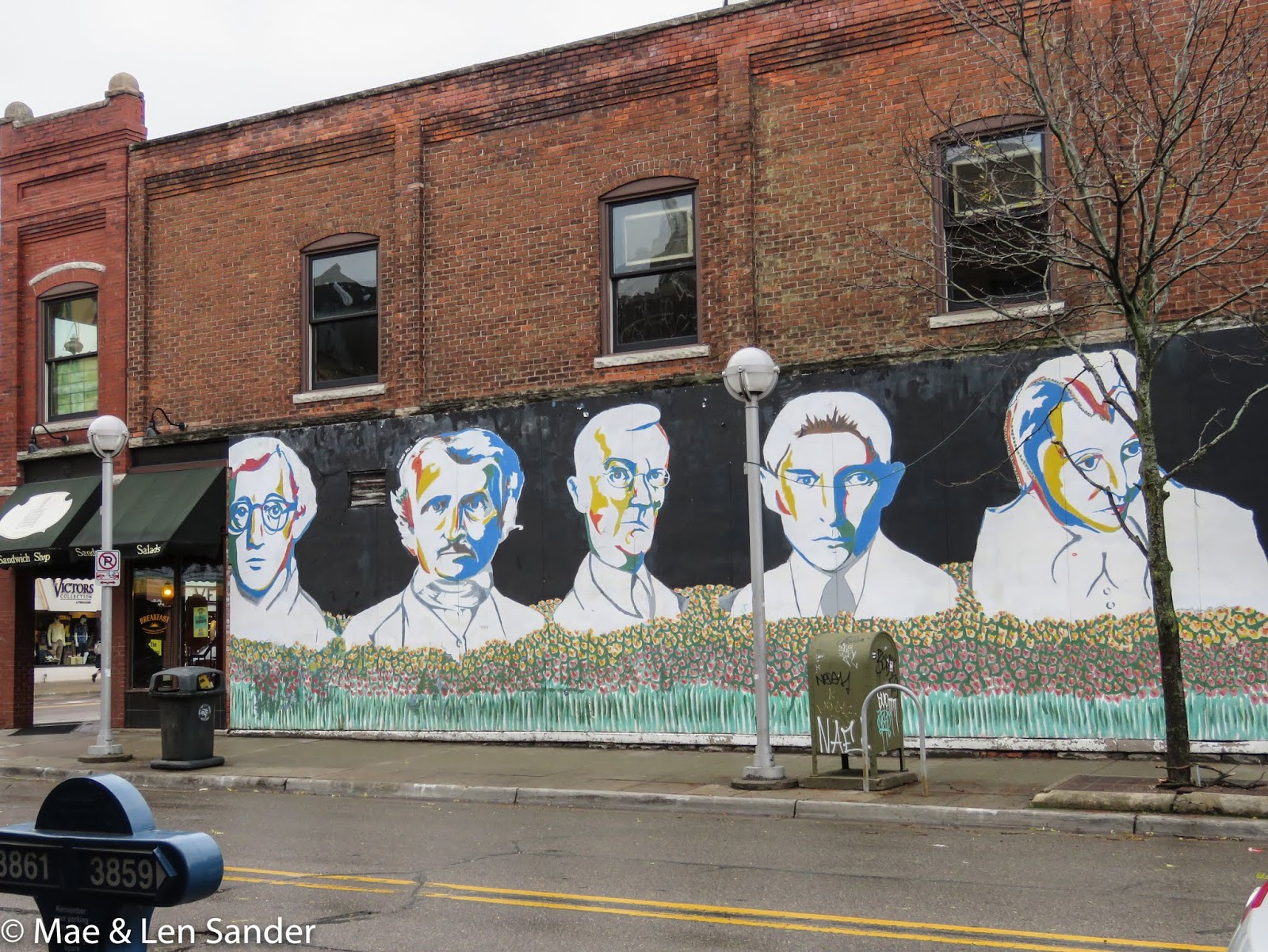 Mae's Food Blog The most famous mural in Ann Arbor