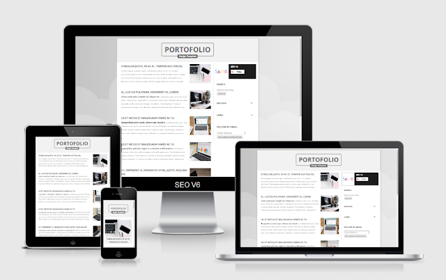 Portfolio: Responsive Blogger Template