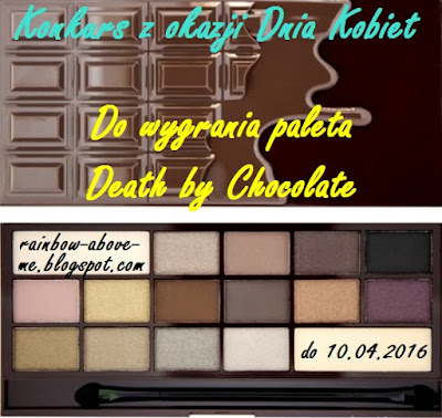 Kunkurs Makeup Revolution czekoladowa paleta