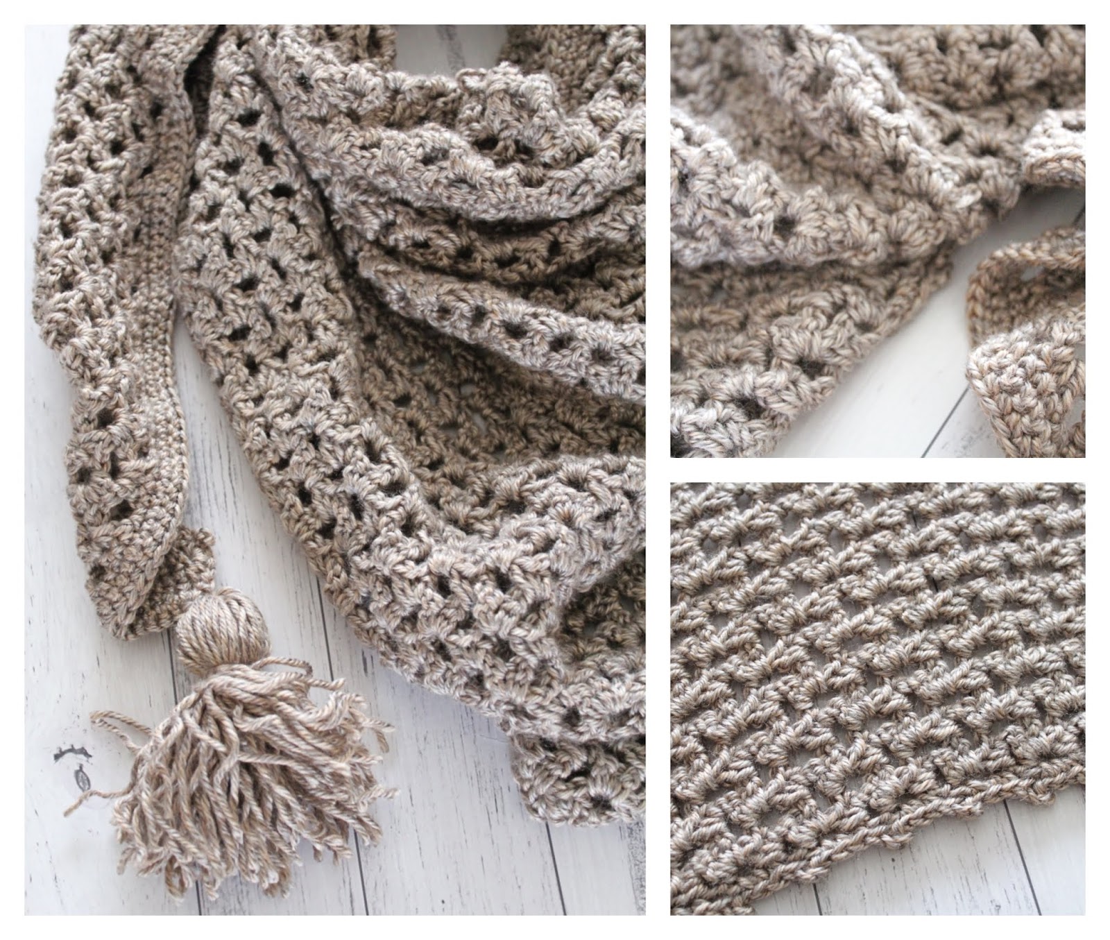 Heartland Boho Crochet Wrap - Threadbare Creations
