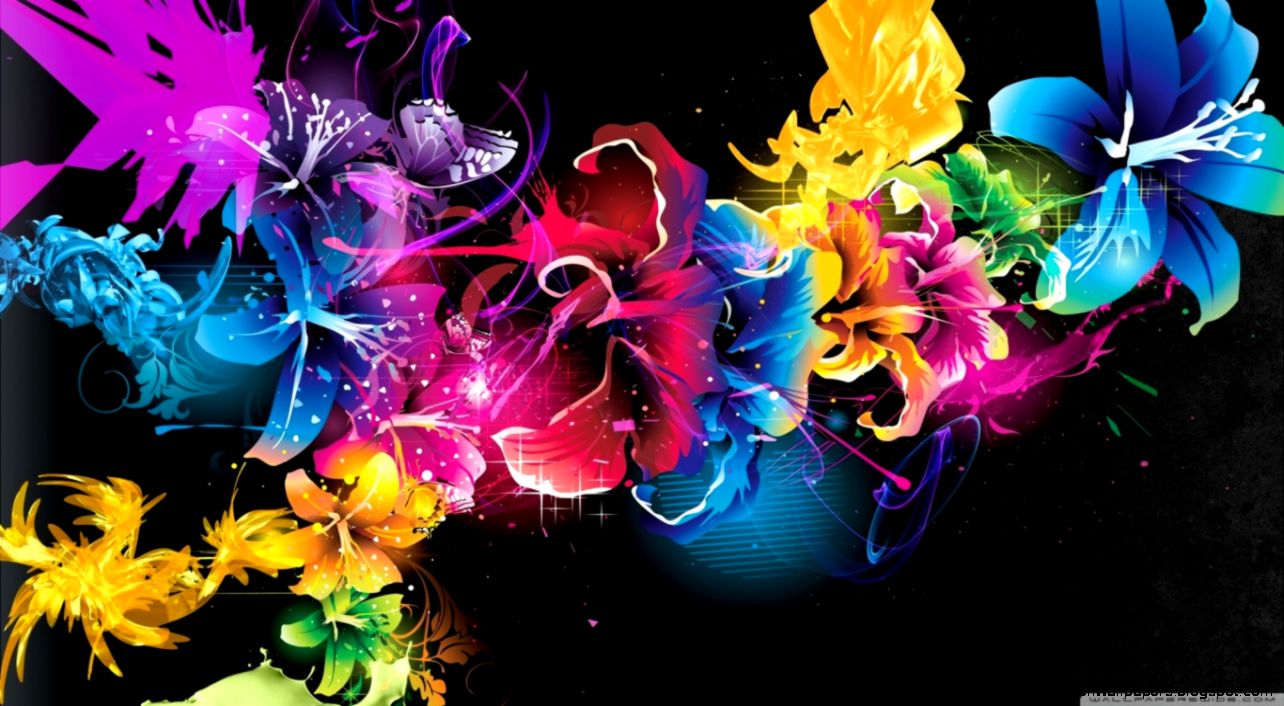 Colorful Flowers HD desktop wallpaper  High Definition