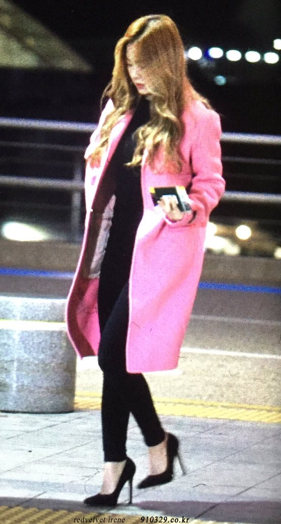 핑크코트 입은 아이린 출국 프리뷰 | 인스티즈