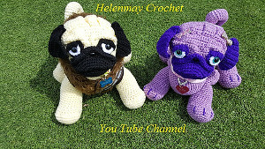 2000 Free Amigurumi Patterns: Crochet Pug Amigurumi Dog