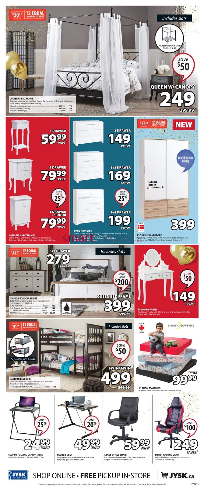 jysk flyer bed bath home valid april 26 may 2 2018 weekly jysk barrie flyer