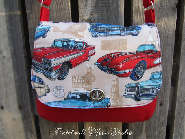 Patchouli Moon Studio~ Lilac Mini Messenger Bag