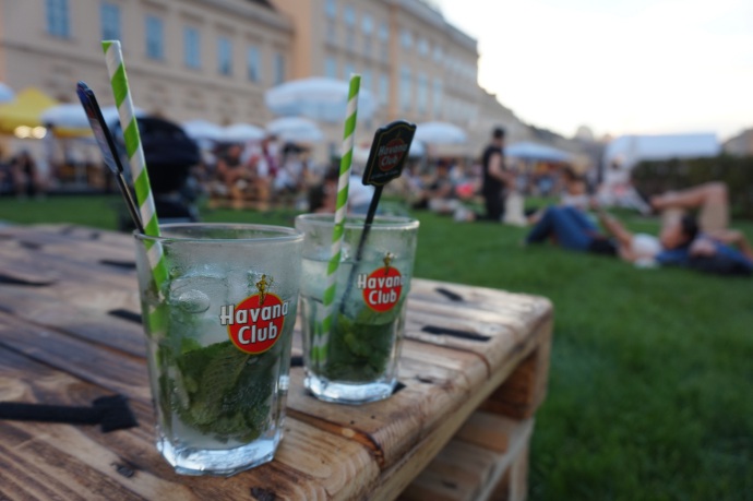 Wien Museum Quartier, museokortteleiden ruokafestarit / food festival